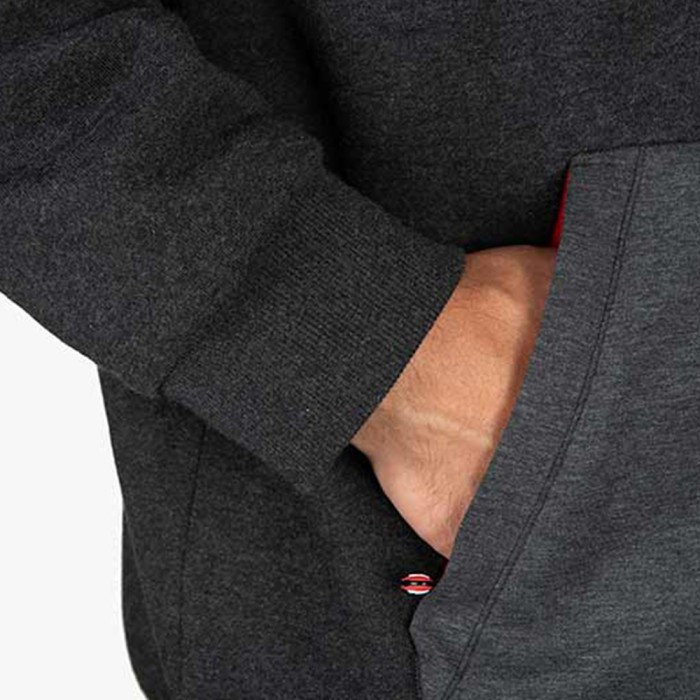 Fox Rage Reversible Sherpa Hoodie Close Up 4