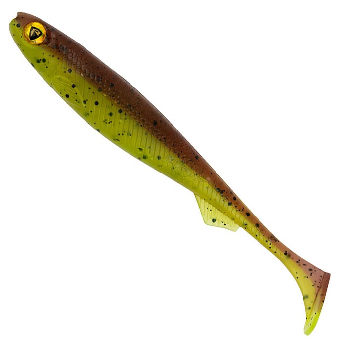 Fox Rage Slick Shad Ultra UV Lure 11cm Green Pumpkin
