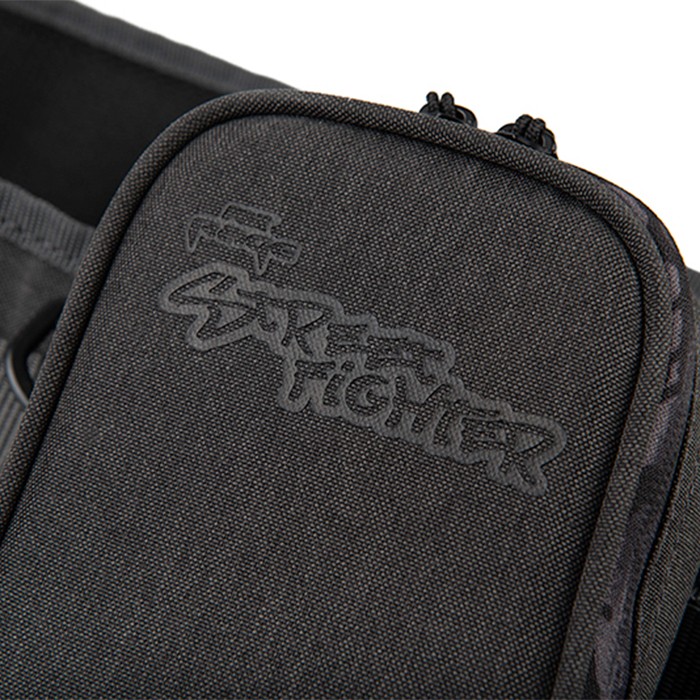 Fox Rage Street Fighter Utility Fishing Belt Close Up Branding