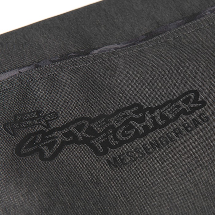Fox Rage Street Fighter Messenger Fishing Bag Close Up Branding
