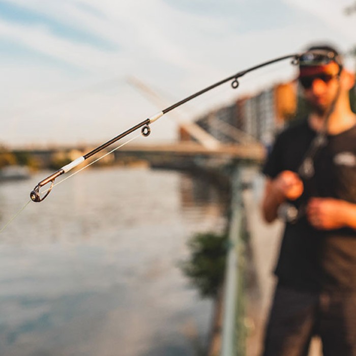 Fox Rage Street Fighter Perch Poker Rod In Use 1