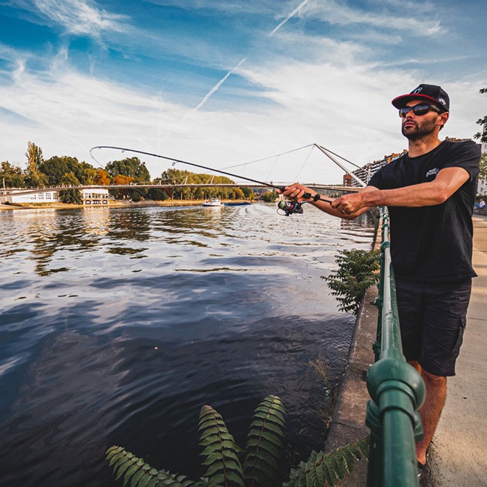 Fox Rage Street Fighter Perch Poker Rod In Use 7