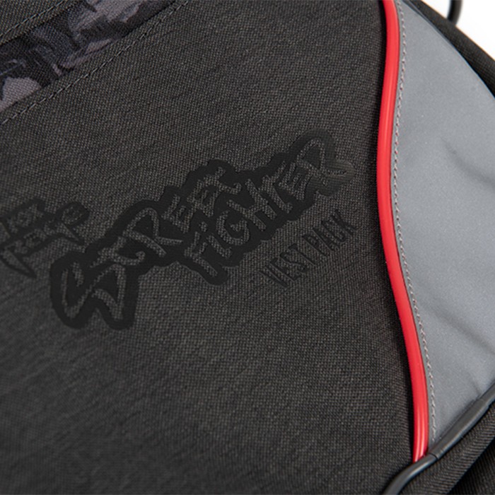 Fox Rage Street Fighter Utility Fishing Vest Close Up Branding