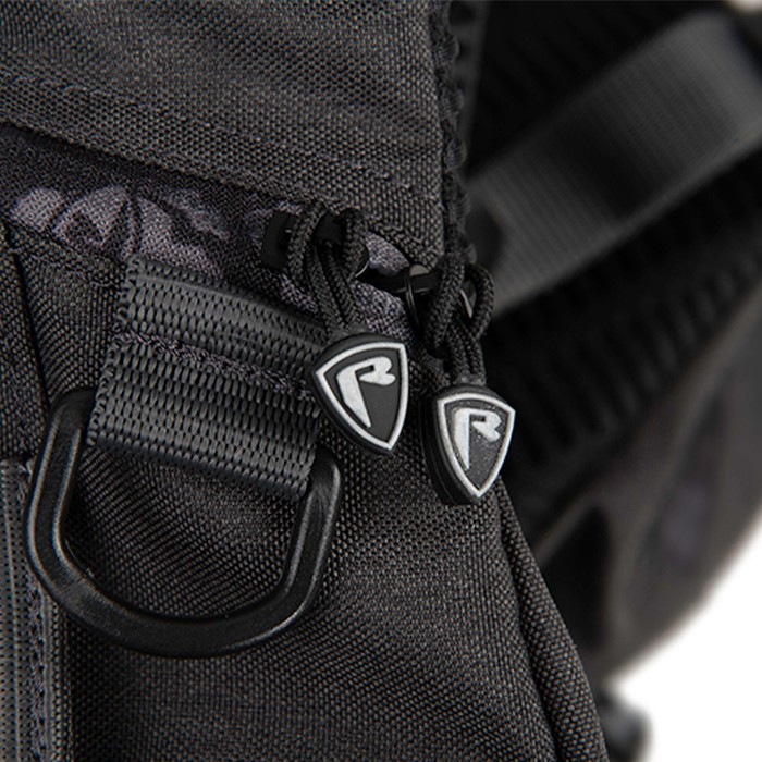 Fox Rage Street Fighter Utility Fishing Vest Close Up Zips