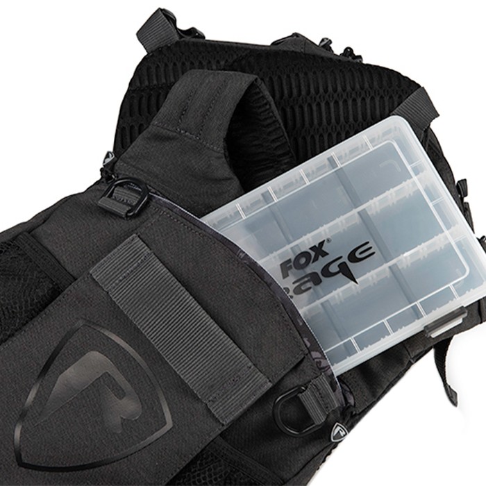 Fox Rage Street Fighter Utility Fishing Vest In Use 3