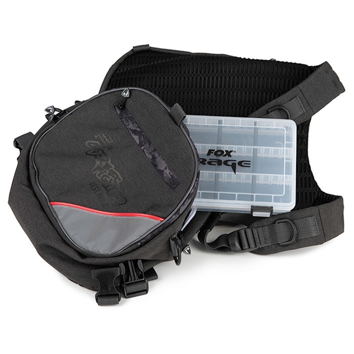 Fox Rage Street Fighter Utility Fishing Vest In Use 4