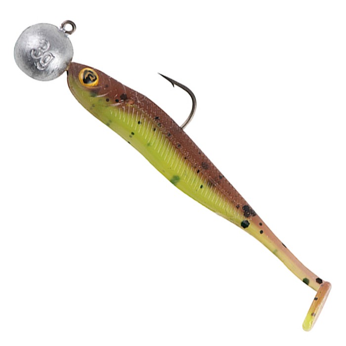 Fox Rage Ultra UV Micro Tiddler Fast Loaded Lure Pack Green Pumpkin UV