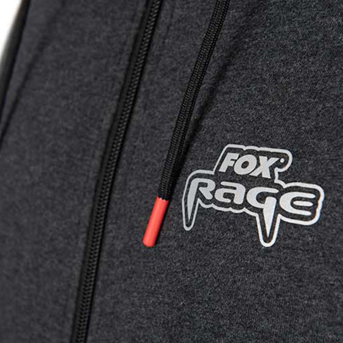 Fox Rage Voyager Dark Grey Hoodie Close Up 5