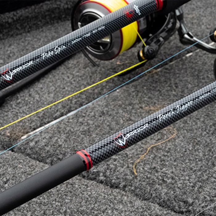 Fox Rage Warrior Perch Jigger Fishing Rod Close Up Graphics