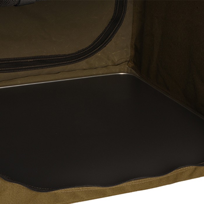 Fox Session Table With Storage Open Close Up