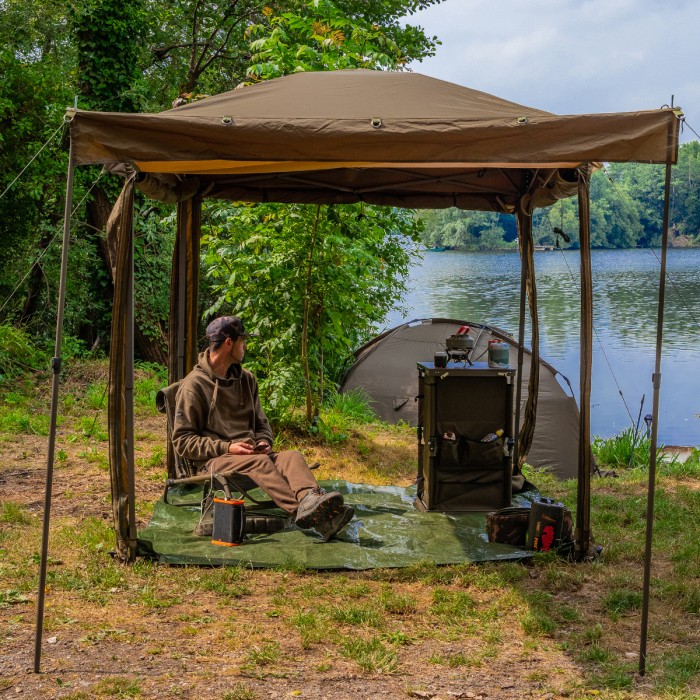 Fox Social Fishing Shelter Fully Open