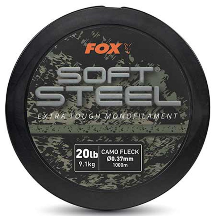 Fox Soft Steel Fleck Camo Mono 1000m 20lb