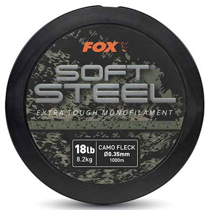 Fox Soft Steel Fleck Camo Mono 1000m 18lb
