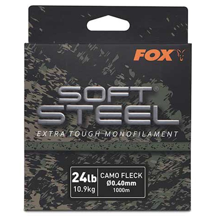 Fox Soft Steel Fleck Camo Mono 1000m 24lb 1