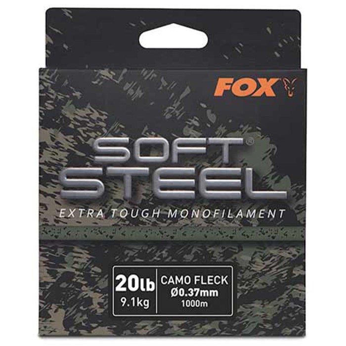 Fox Soft Steel Fleck Camo Mono 1000m 20lb 1