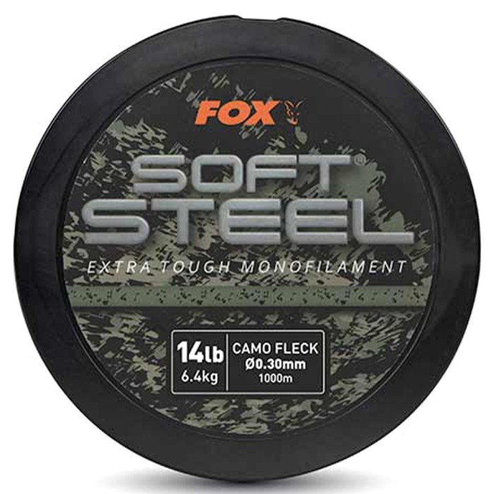 Fox Soft Steel Fleck Camo Mono 1000m 14lb