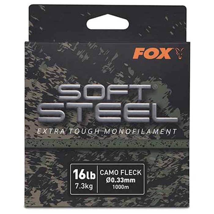 Fox Soft Steel Fleck Camo Mono 1000m 16lb 1