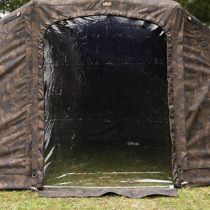 Fox Supa Brolly Camo Overwrap Clear Window
