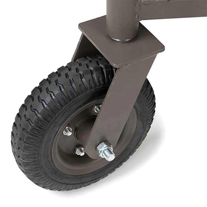 Fox Transporter 24V Power Plus Barrow Close Up Wheel 2