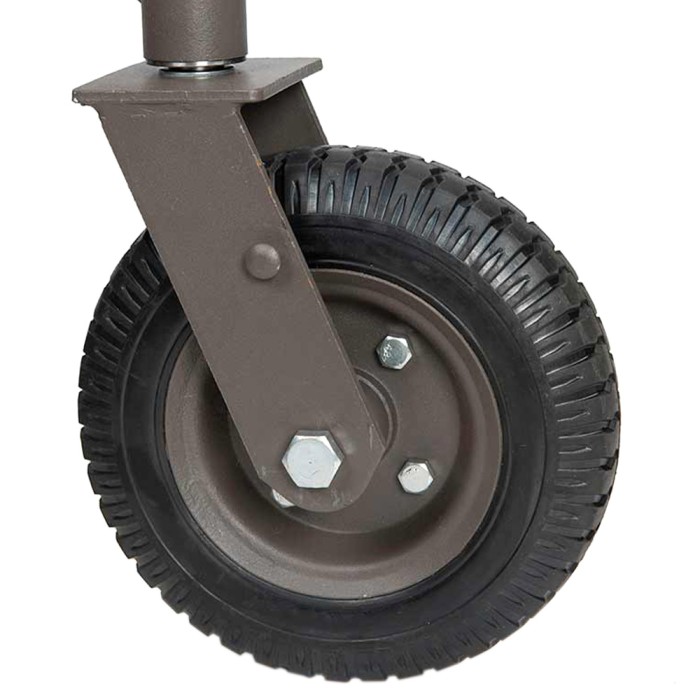 Fox Transporter 24V Power Plus Barrow Close Up Wheel 3