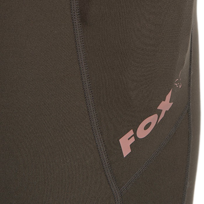 Fox Womans Fishing Leggings Close Up 2