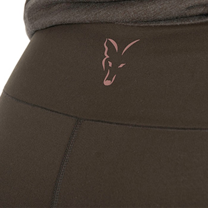Fox Womans Fishing Leggings Close Up 4