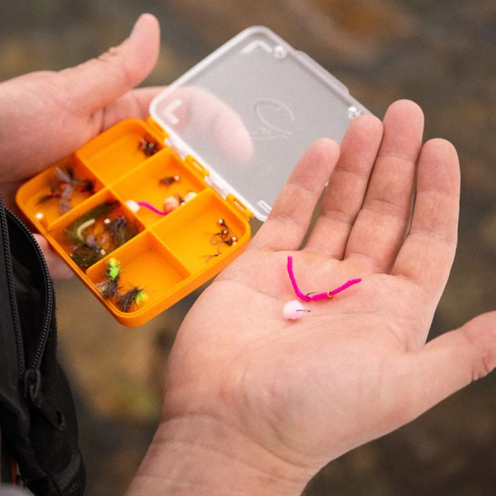 Fulling Mill 6 Compartment Box - Orange 1