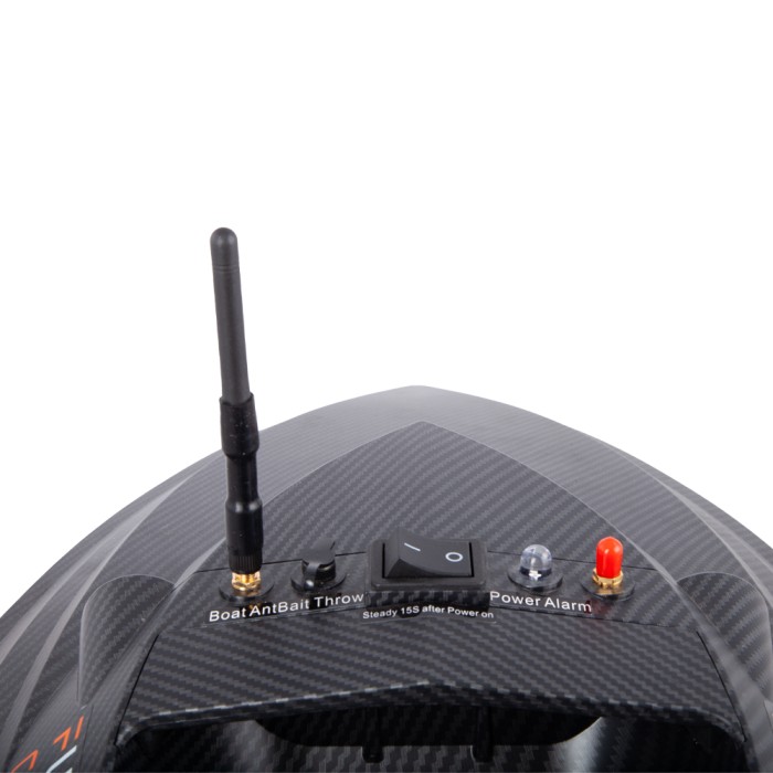 Future Carping V60 Carbon Fishing Bait Boat Close Up Switch