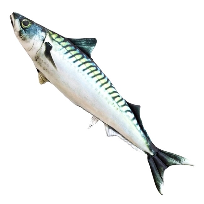 Gaby Fish Pillows Atlantic Mackerel 60cm
