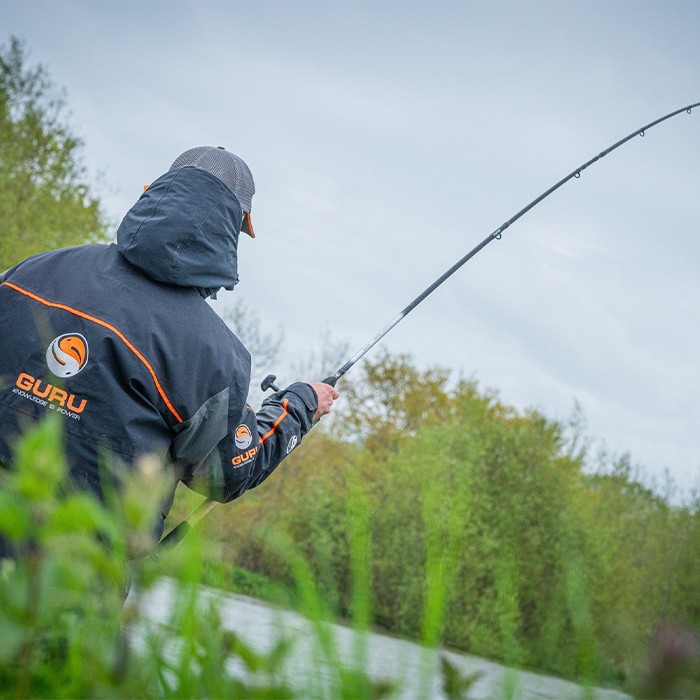 Guru A-Class Method Feeder Fishing Rod In Use 4