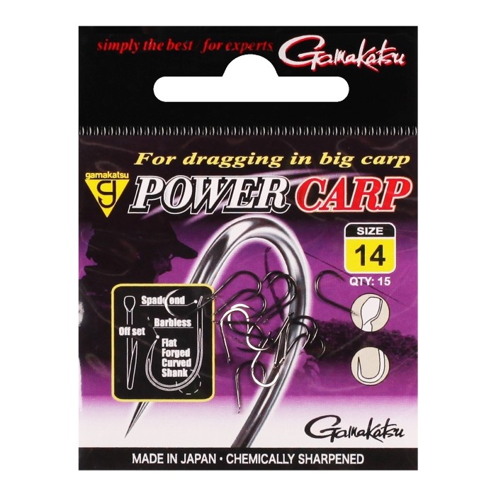 Gamakatsu Barbless Power Carp NSB Hooks