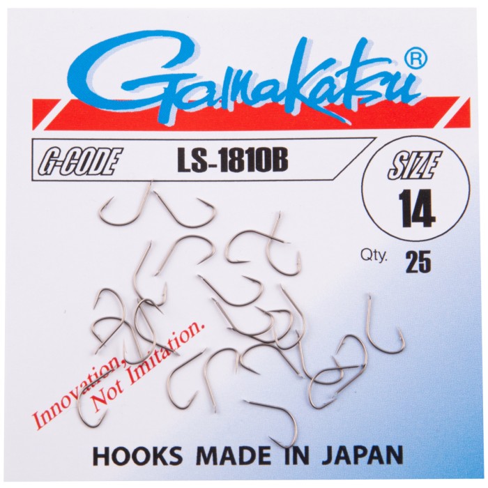 Gamakatsu LS-1810 Bronze Hooks Size 14