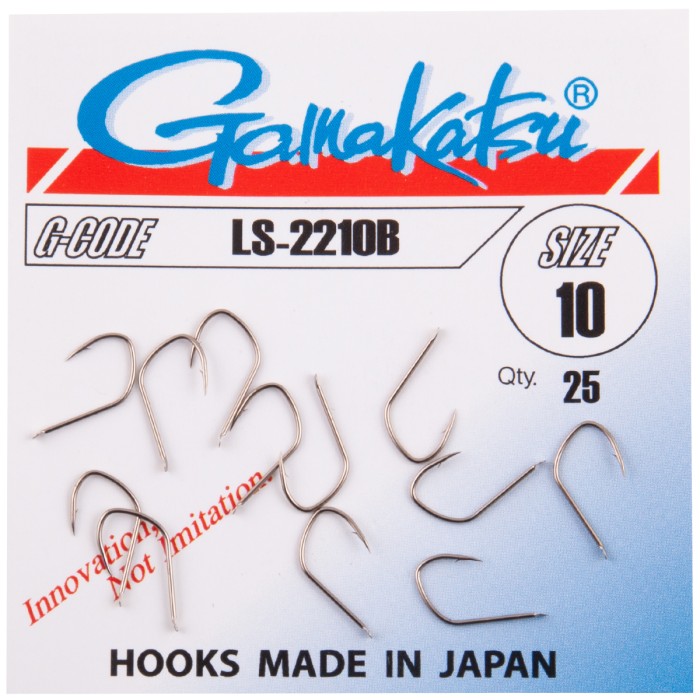 Gamakatsu LS-2210 Bronze Hooks Size 10