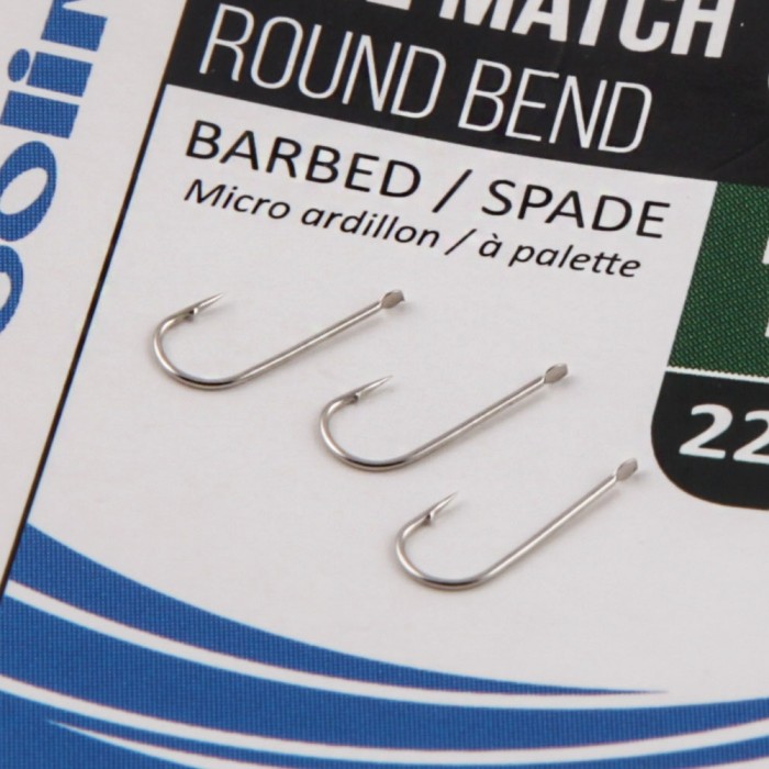 Garbolino Competition Fine Match Round Bend Hooks  3