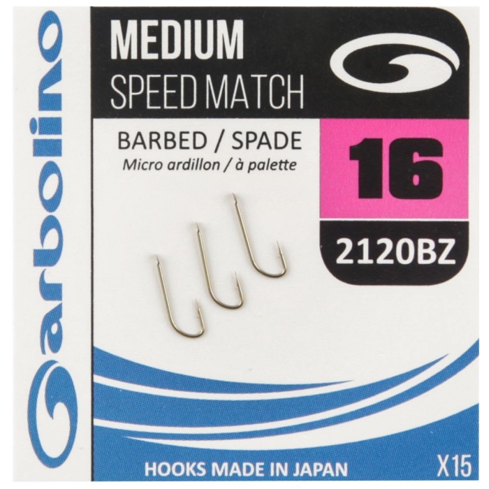 Garbolino Competition Medium Speed Match Hooks 16