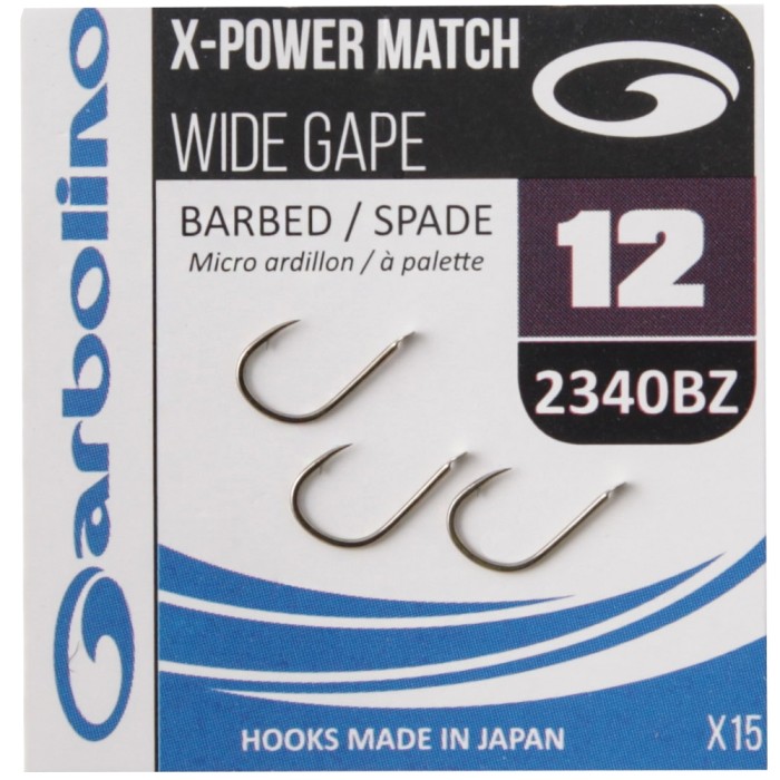 Garbolino Competition X-Power Match Wide Gape Hooks 