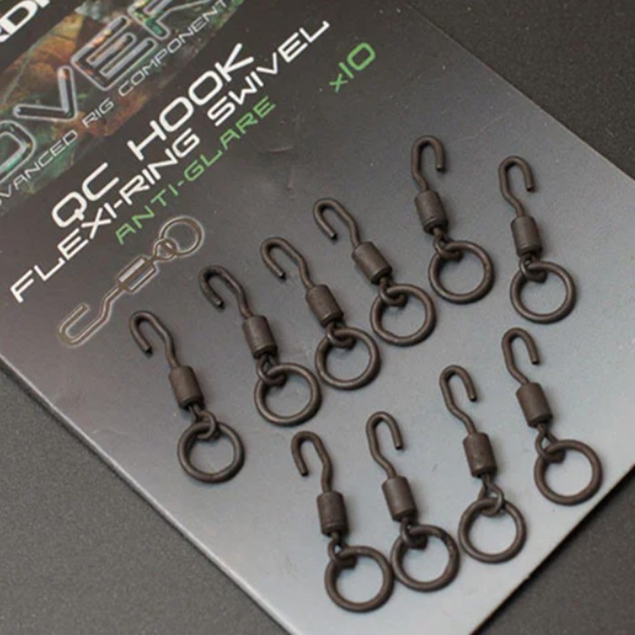 Gardner Covert QC Hook Flexi-Ring Swivels - Size 12 1
