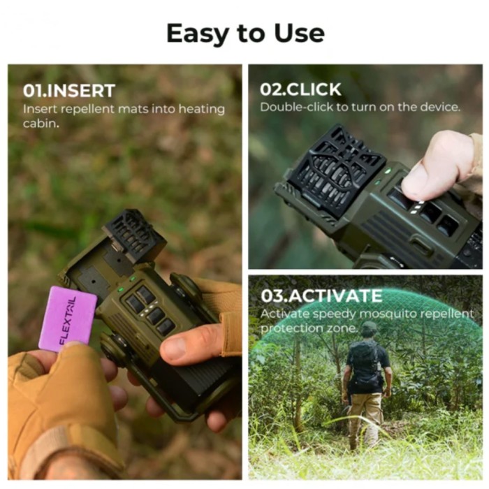 Gardner Flextail Evo Mosquito Repeller - Green 2