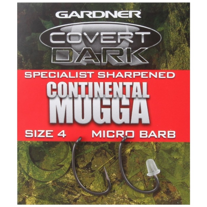 Gardner Specialist Sharpened Covert Dark Continental Mugga Hooks 2