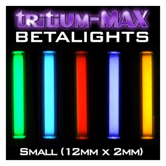 Gardner Tritium-MAX Small Betalight / Isotope Green - 12mm x 2mm