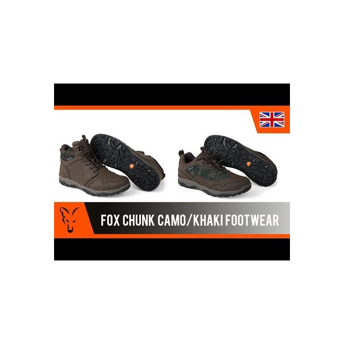 ***CARP FISHING TV*** Chunk Camo/Khaki Footwear