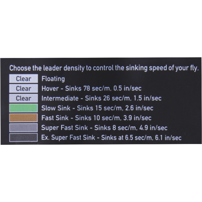 Airflo Poly Leader Trout 10ft Colours