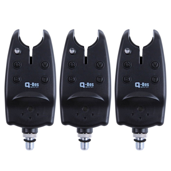 Grandeslam Q-Dos 3 Piece VTS Bite Alarm Set 