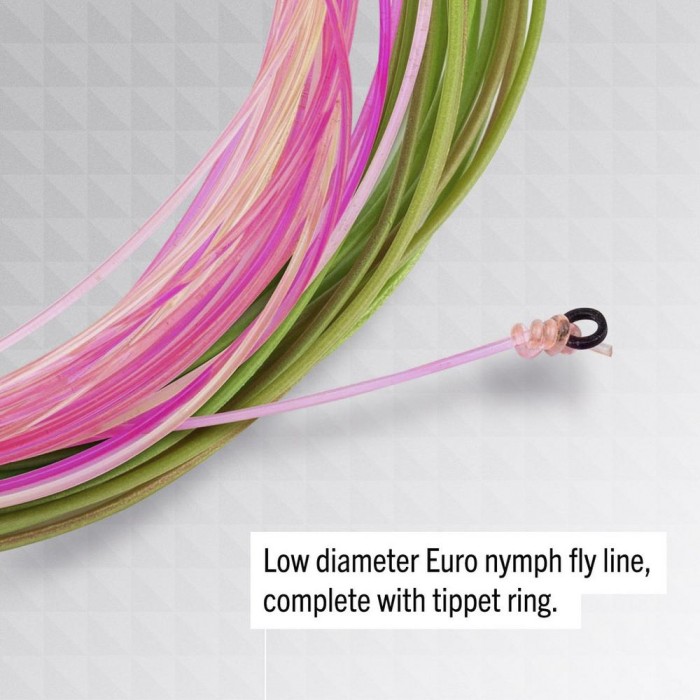 Greys Fin Euro Nymph Fishing Fly Rod & Reel Combo Line