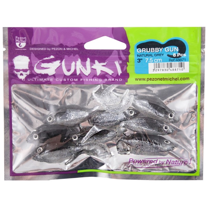Gunki LS Grubby Gun Lure Natural Grey
