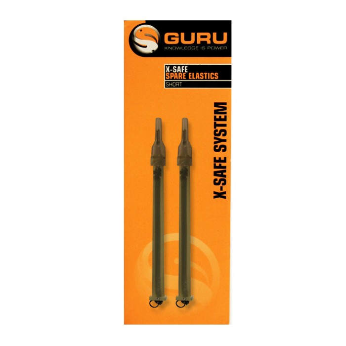 Guru X - Safe Spare Short Elasticated Fishing Tubes Packaging