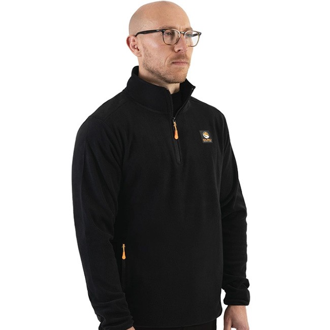 Guru 1/4 Zip Fleece - Black