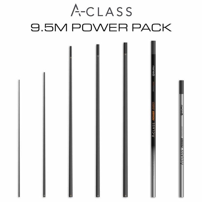 Guru A-Class 9.5m Pole - Power Pack