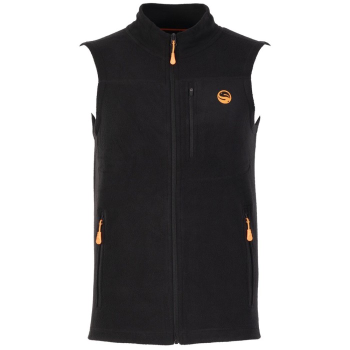 Guru Black Fleece Gilet