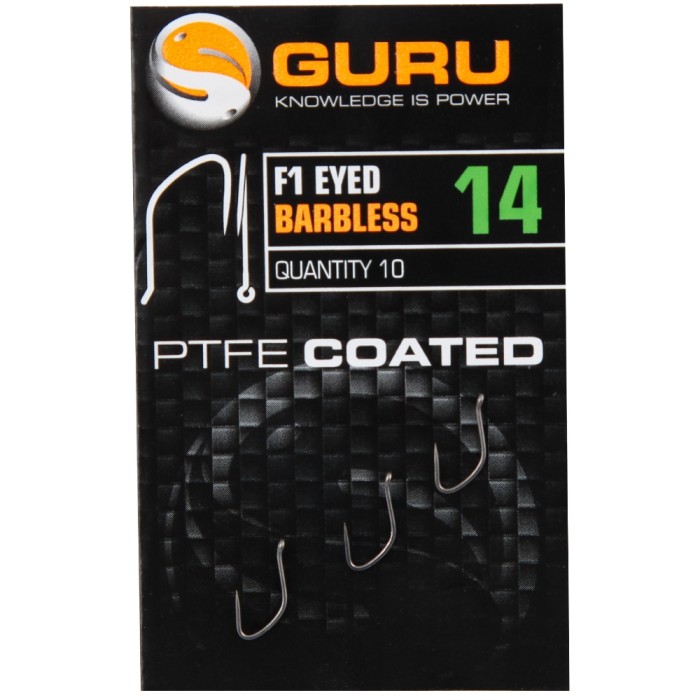 Guru F1 Hair Rig Superfine Eyed Hooks